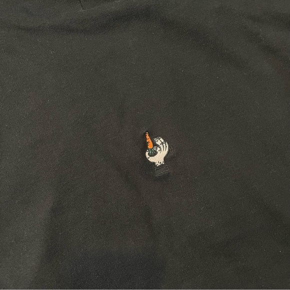 Meters/Bonwe Melting Sadness MTEE Black “Viva La Carrot” Graphic Hoodie Size M - Picture 5 of 9